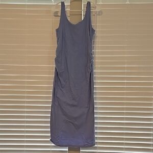 Elegant Purple Sleeveless Dress